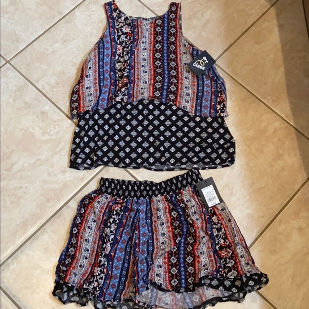 Matching short and tank set